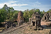 Bakong temple - prasats of the the fourth tier of the main pyramid.